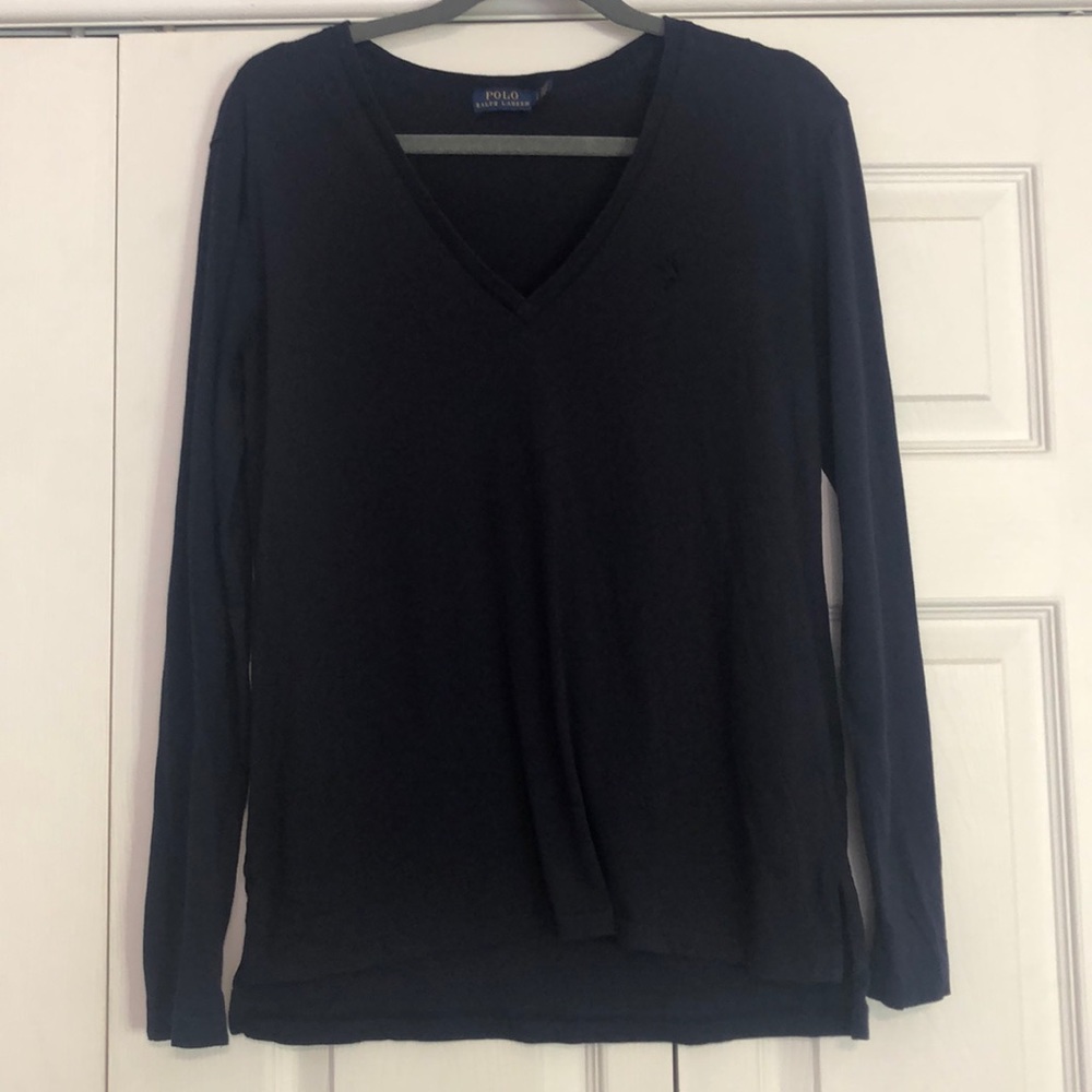 Long sleeve blue top Ralph Lauren Polo